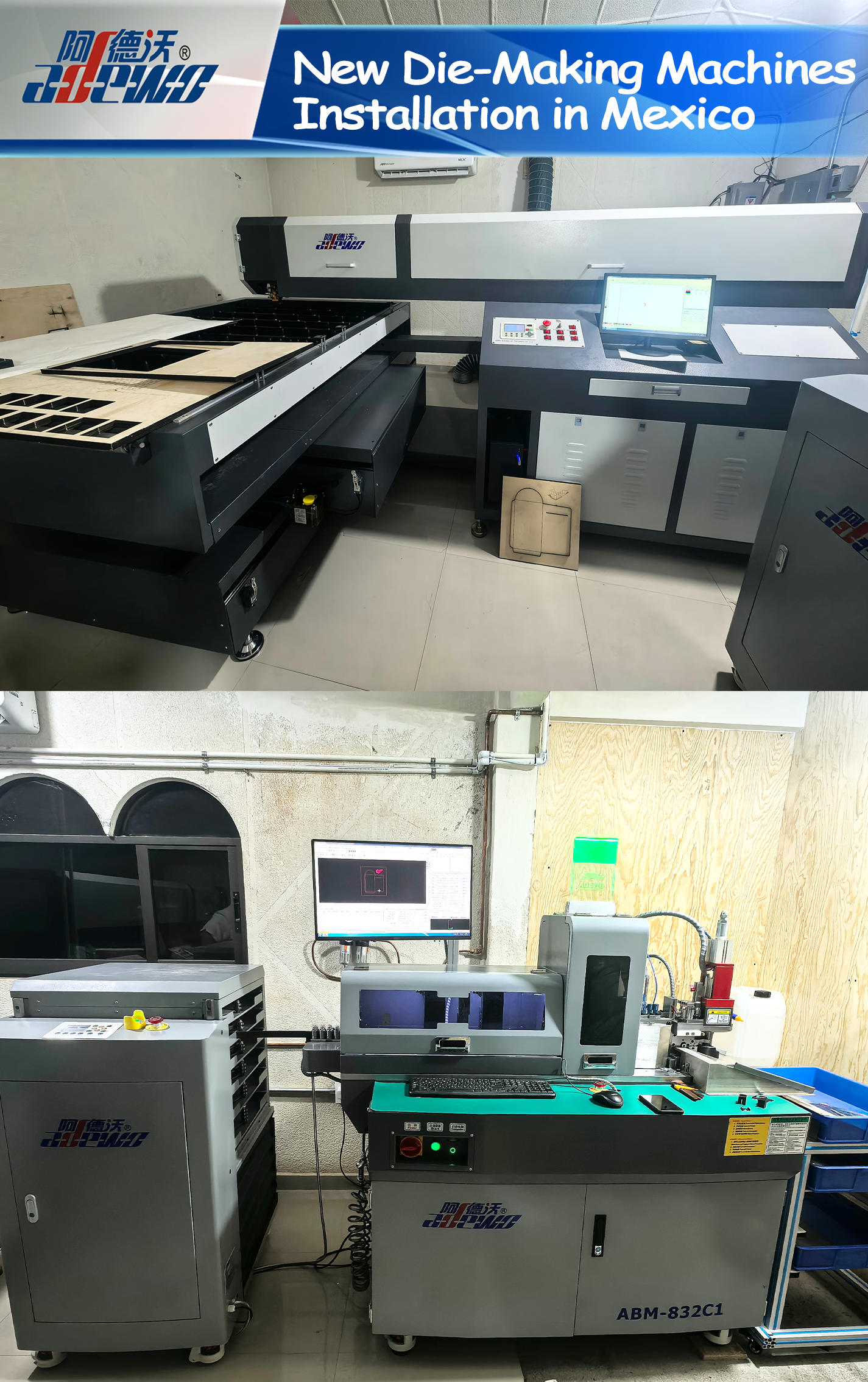 Trokelak egiteko makina berriak instalatzea Mexikon