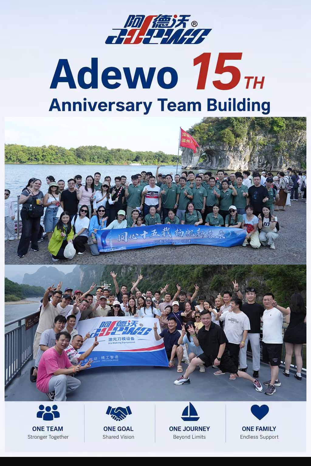Adeworen 15. urteurreneko Team Building Guilinera bidaia