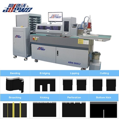 ABM-860C2 Goi-arau automatikoa Trokel-ohola tolesteko makina - Arau malgua prozesatzeko sistema